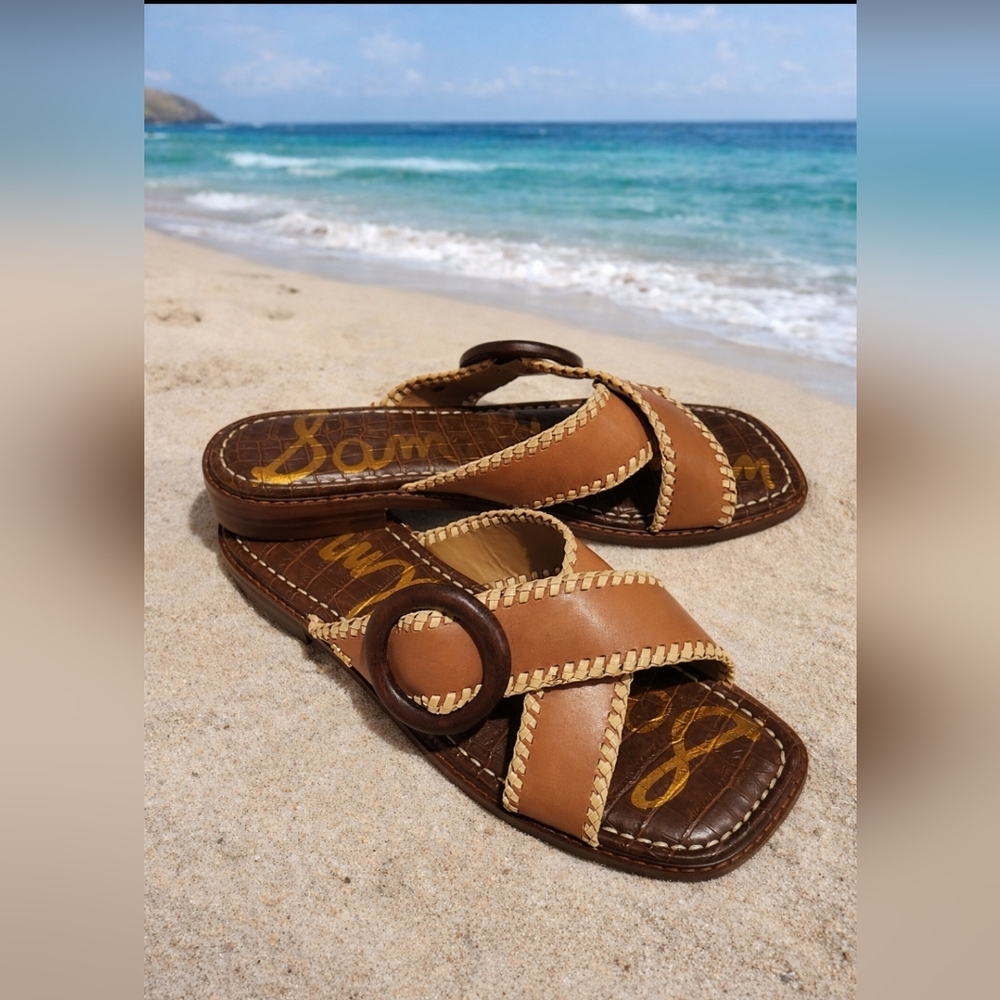 Sam Edelman Tan Leather Sandals
